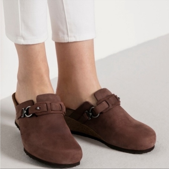 Birkenstock Shoes - Birkenstock Papillio Oiled Leather Dana Clog Mules 6 Narrow